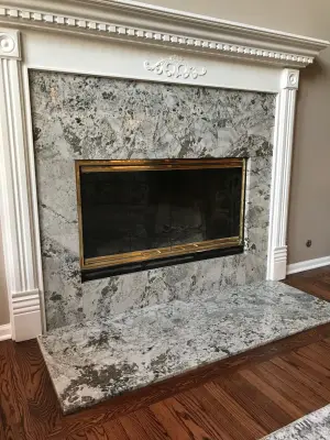 Stone countertop project by Keystone Surfaces